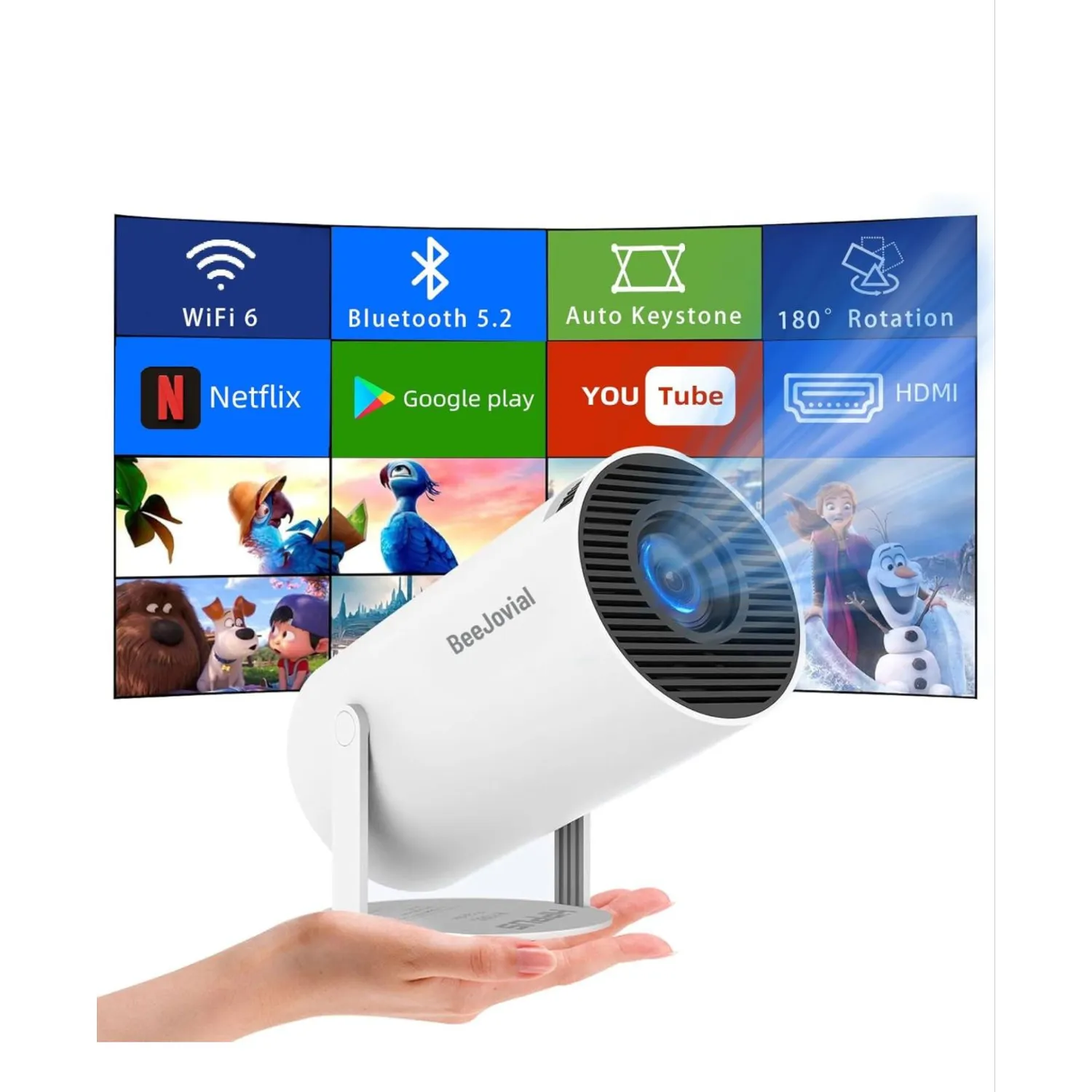 Mini Proyector Ultra HD - Portátil